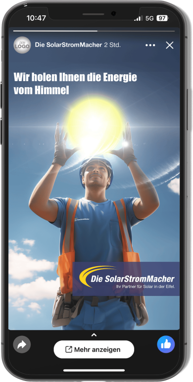 Werbegrafik SolarStromMacher